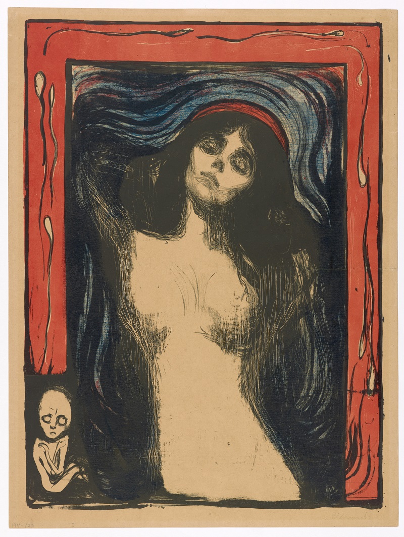 Madonna, 1895/1902. Edvard Munch (1863-1944), Munchmuseet