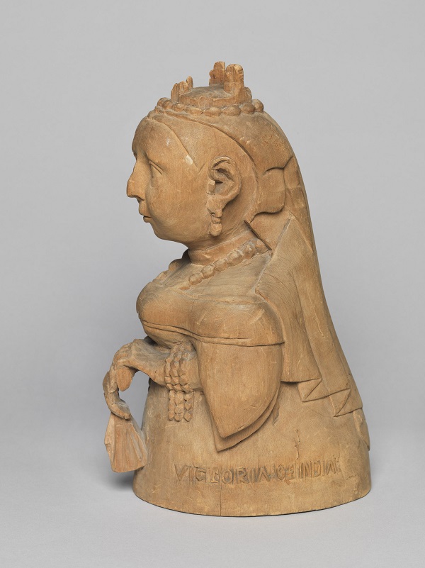 Yoruba artist, Nigeria, Figure of Queen Victoria, c.1898, Wood, Collection of Michael Graham-Stewart