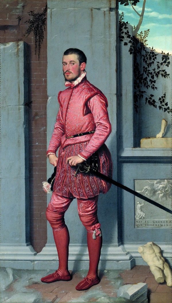 Giovanni Battista Moroni, Gian Gerolamo Grumelli, c. 1560 Oil on canvas, Fondazione Museo di Palazzo Moroni - Lucretia Moroni Collection, Bergamo. Photo Fondazione Museo di Palazzo Moroni - Lucretia Moroni Collection, Bergamo. Photo: Marco Mazzoleni