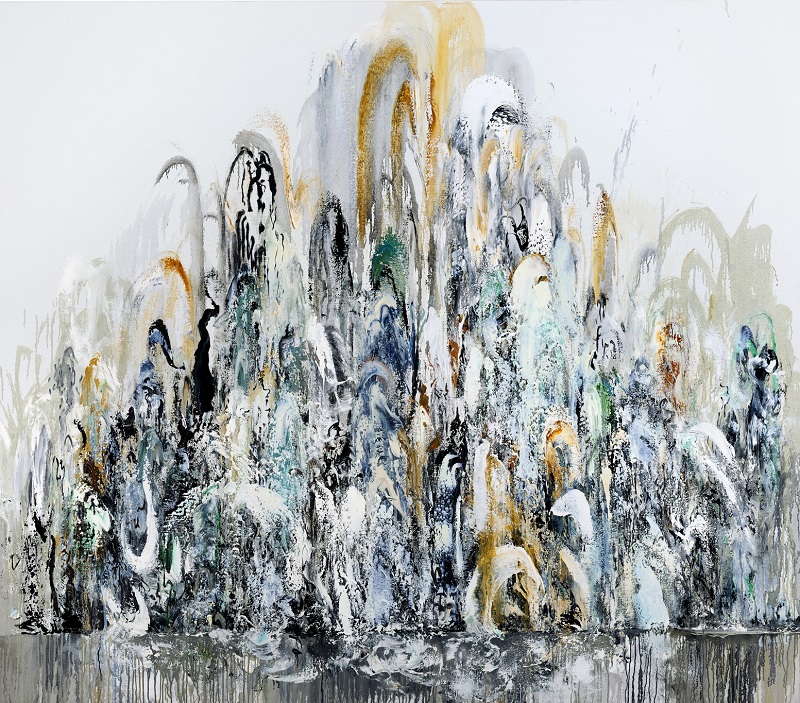 Maggi Hambling, Wall of water II, 2011, Oil on canvas © Maggi Hambling, photograph by Douglas Atfield