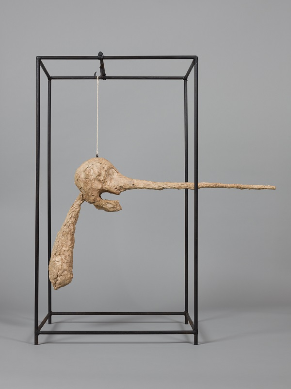 The Nose,  c.1947-1949, Plaster, Collection Fondation Alberto et Annette Giacometti, Paris