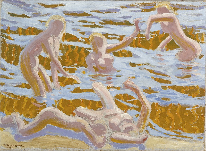 Oceanides, 1909, Finnish National Gallery, Ateneum Art Museum, Helsinki, Finland, Wäinö Walli Collection