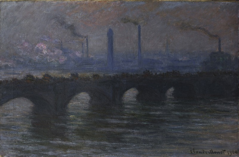 Claude Monet Waterloo Bridge, Overcast Weather (Waterloo Bridge, temps couvert), 1899-1903 Oil on canvas 65 × 100 cm © Dublin City Gallery The Hugh Lane