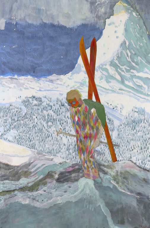 Peter Doig (born 1959) ALPINIST 2019–22 Pigment on linen Private Collection