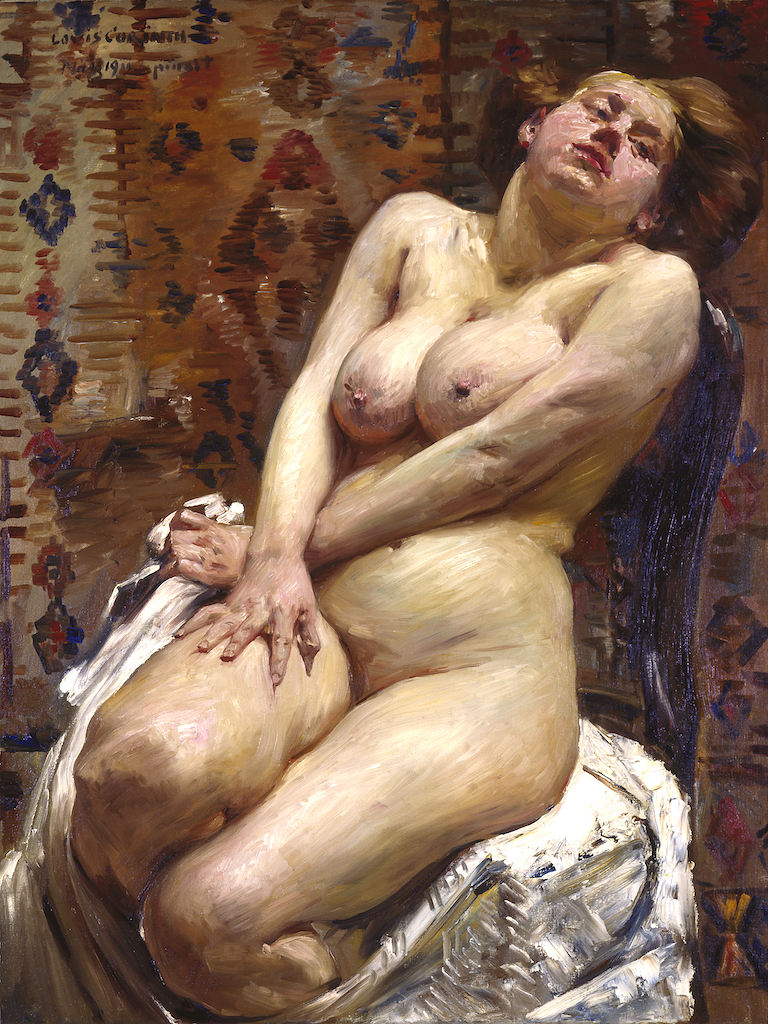 Lovis Corinth (1858 - 1925) Nana, Female Nude (Nana, weiblicher Akt), 1911 Oil on canvas 121.3 x 90.8 cm © The Saint Louis Art Museum, Missouri Bequest of Morton D. May 879:1983