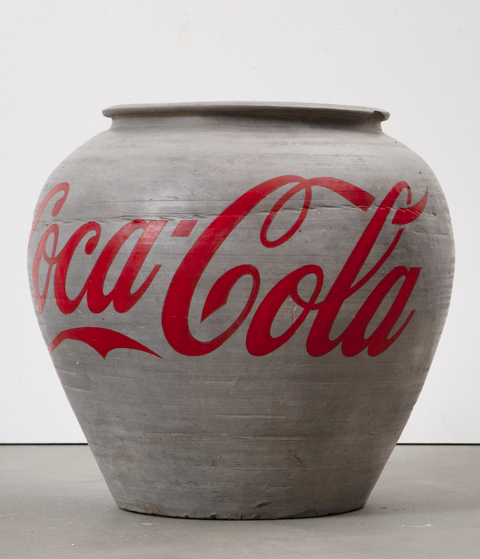 Han Dynasty urn with Coca Cola logo 2014 by Ai Weiwei