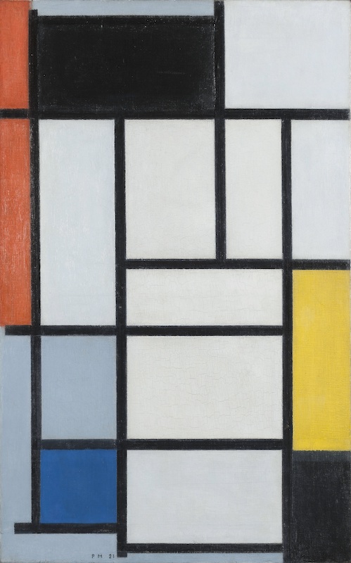 Piet Mondrian, Composition with Red, Black, Yellow, Blue and Grey 1921. Kunstmuseum Den Haag