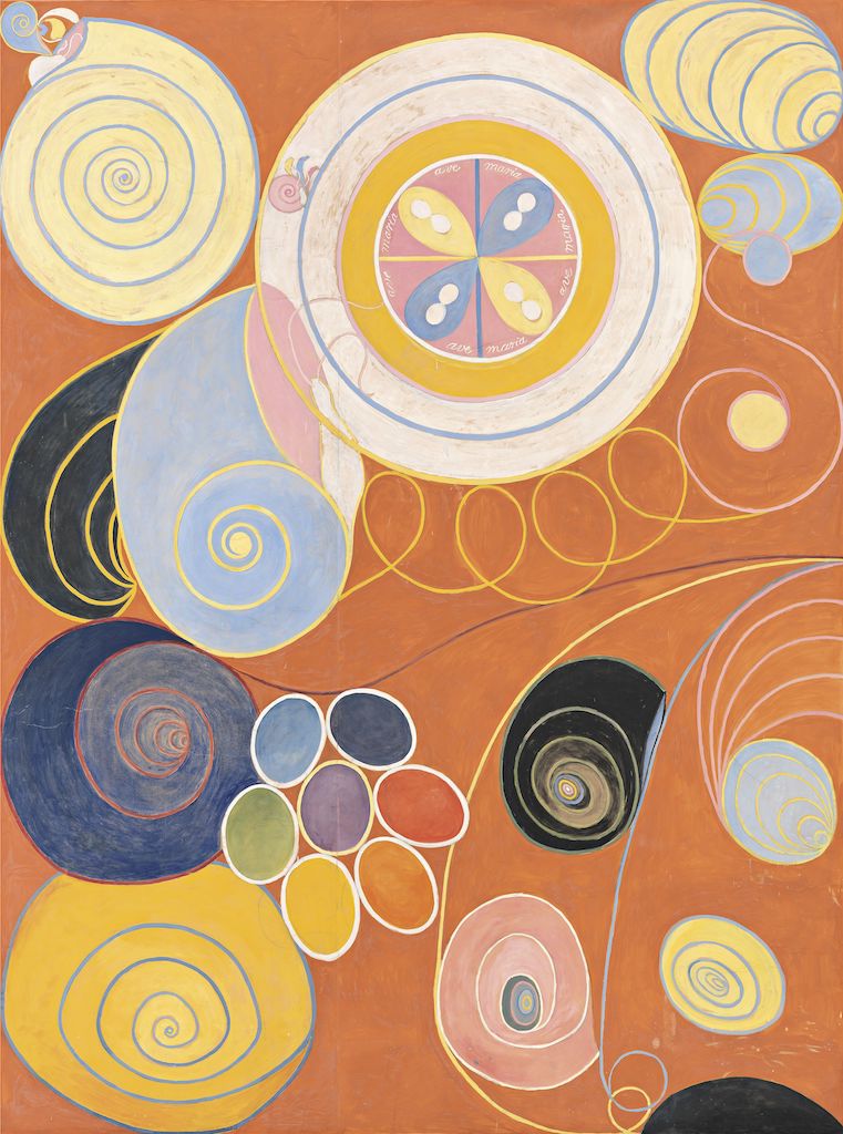 Hilma af Klint, The Ten Largest, Group IV, No. 3, Youth, 1907. Courtesy of The Hilma af Klint Foundation 