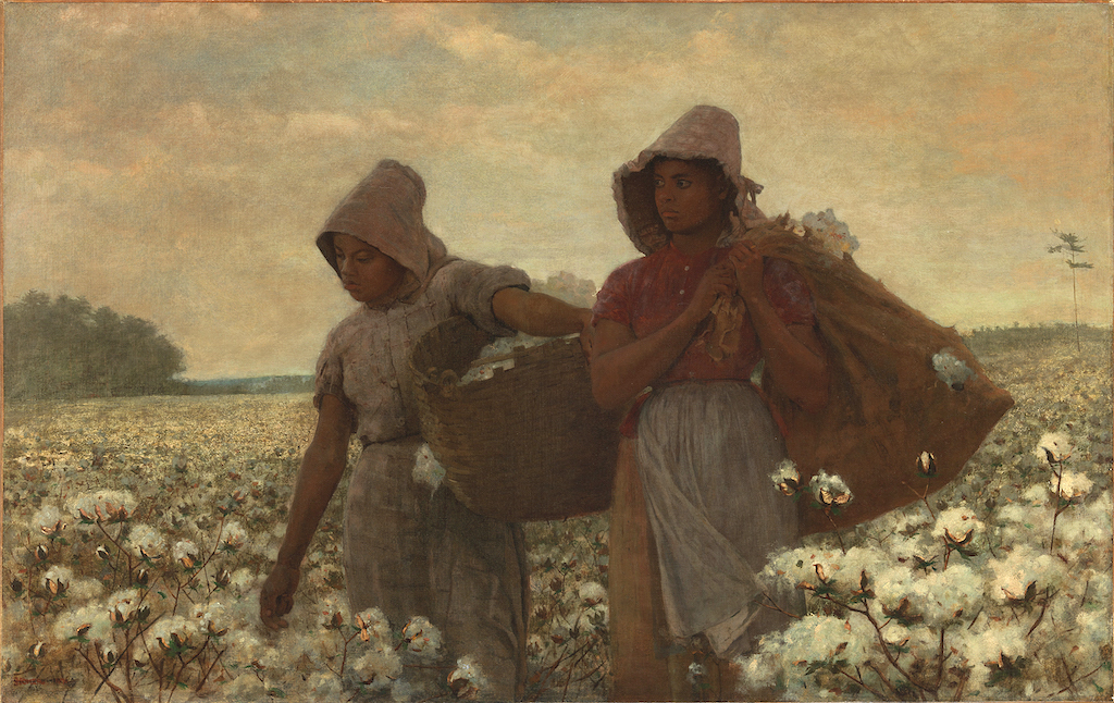 Winslow Homer 			 The Cotton Pickers, 1876 			 Oil on canvas  © Los Angeles County Museum of Art, California