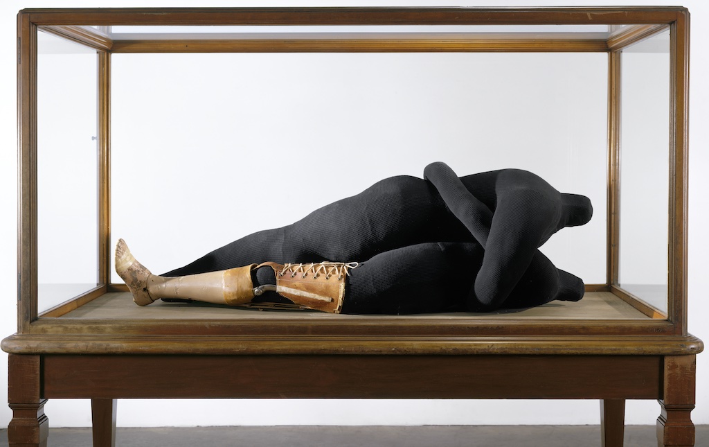 Louise Bourgeois Couple IV, 1997 Fabric, leather, stainless steel and plastic 50.8 x 165.1 x 77.5 cm. © The Easton Foundation/VAGA at ARS, NY and DACS, London 2021. Photo: Christopher Burke
