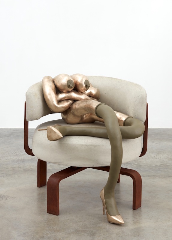 Sarah Lucas CROSS DORIS, 2019. Private collection. Courtesy the artist and Sadie Coles HQ, London © Sarah Lucas 