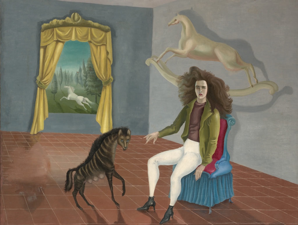 Leonora Carrington Self-portrait c.1937–38. The Metropolitan Museum of Art, New York, The Pierre and Maria-Gaetana Matisse Collection, 2002 © 2021 Estate of Leonora Carrington / Artists Rights Society (ARS), New York. Image © Metropolitan Museum of Art. 