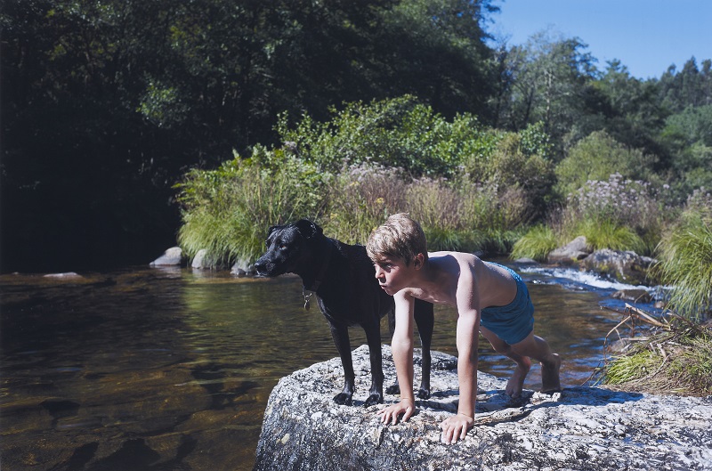 Dog and boy by Laurence Cartwright, 2013 © Laurence Cartwright
