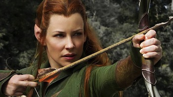 Evangeline Lilly in The Hobbit