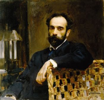 portrait_of_Levitan_by_Serov