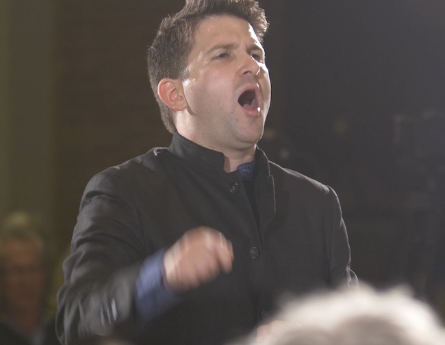 Barnaby Smith, artistic director of Voces8, conducting Messiah