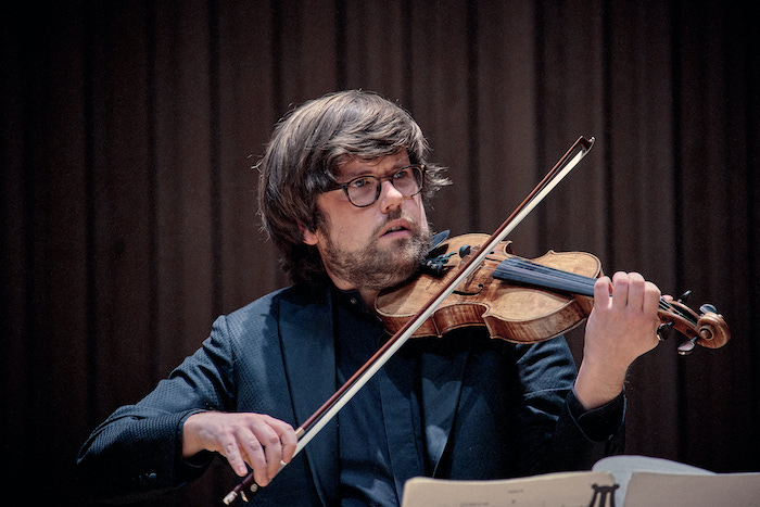 Second violinist of the Castalian Quartet Daniel Roberts