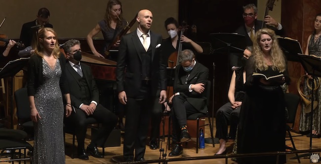 Bass-baritone Jonathan Sells with Clare Lloyd-Griffiths and Hilary Cronin