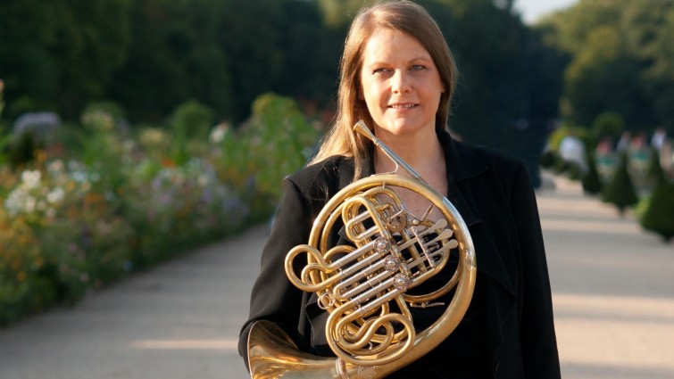 German horn player Marie-Luise Neunecker (photo by Janne Saksala)