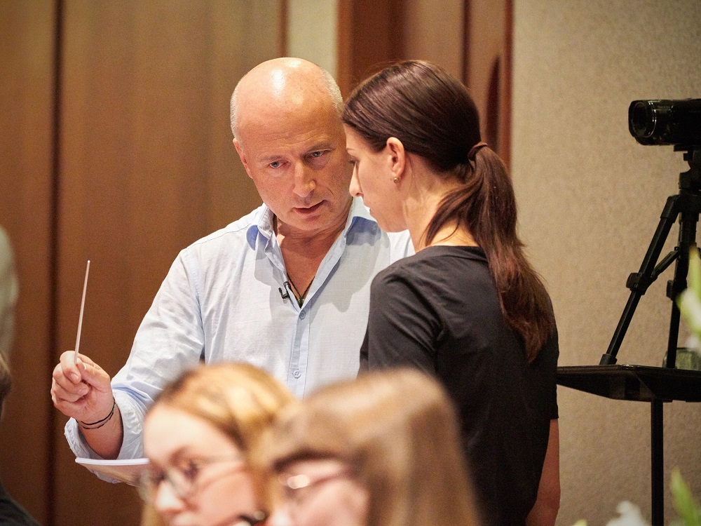 Maria Seletskaja and Paavo Jarvi