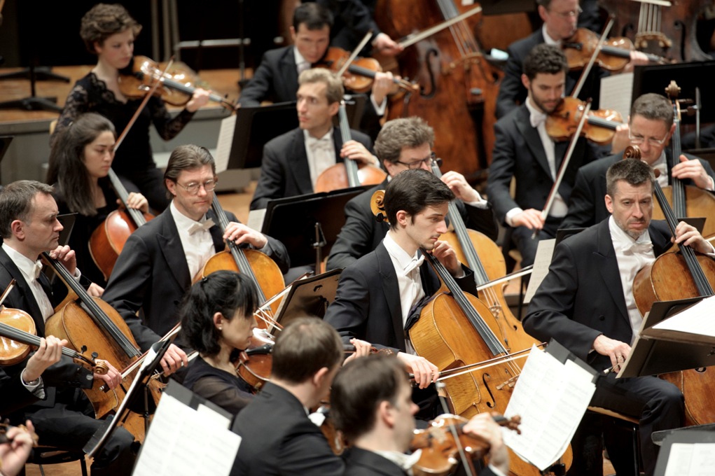 Bruno Depelaire in the Berlin Phil cellists