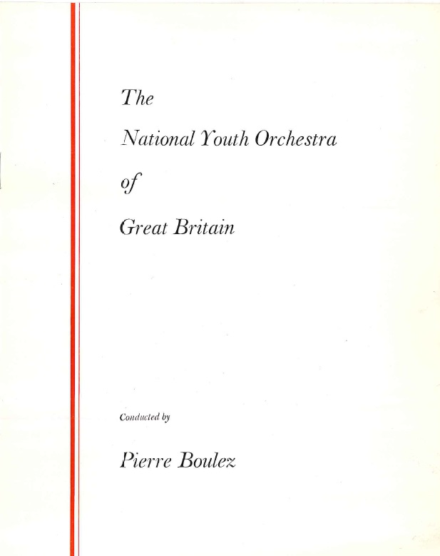 NYO programme 1977