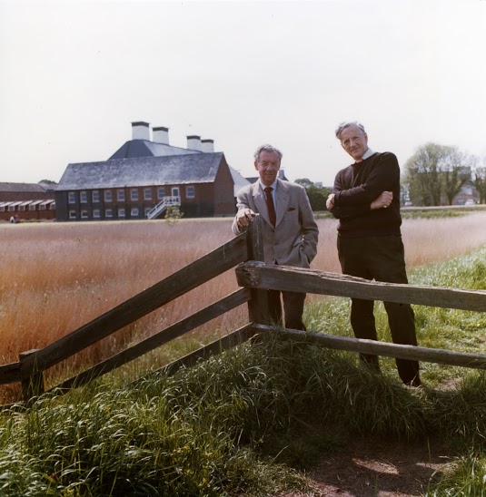 Britten and Pears at the Snape Maltings in 1969