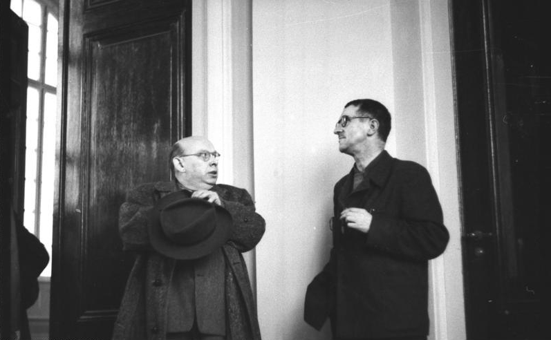 Eisler and Brecht in 1950