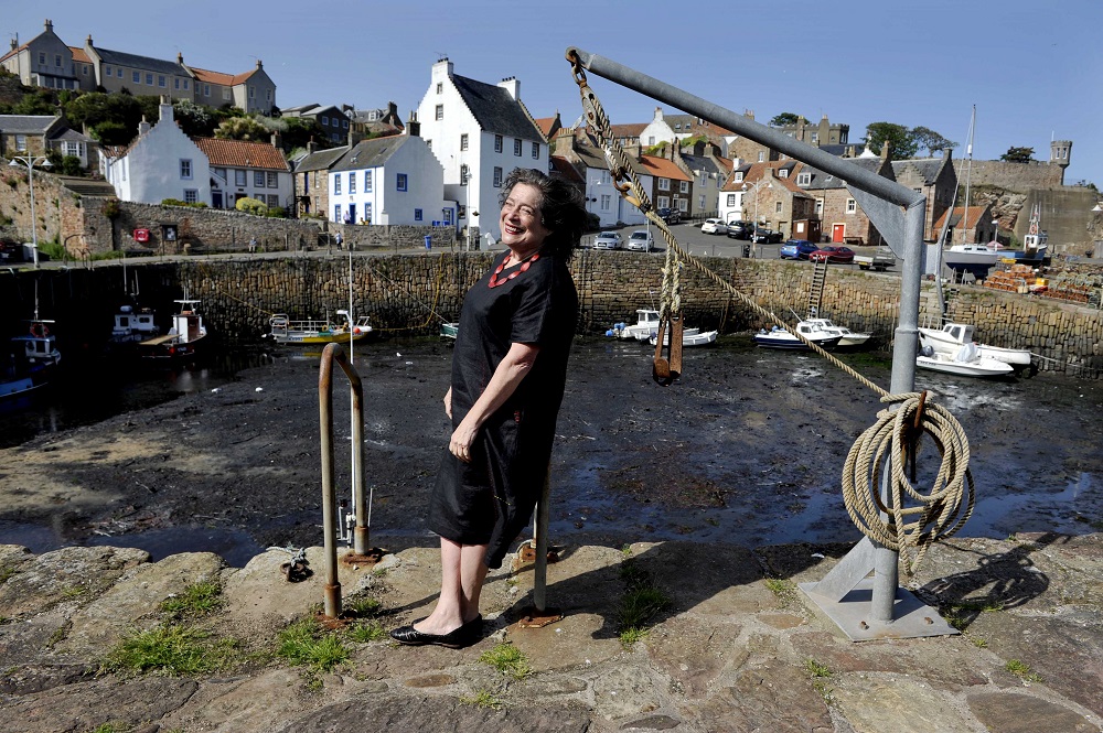 Leonskaja at Crail Harbour