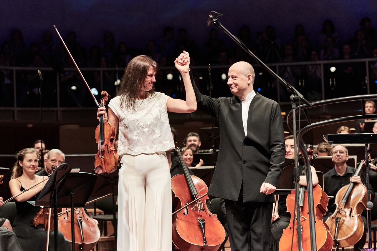 Paavo Jarvi and Viktoria Mullova