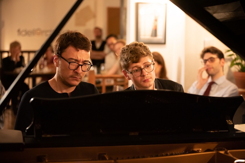 Kolesnikov and Tsoy at the Fidelio Orchestra Cafe