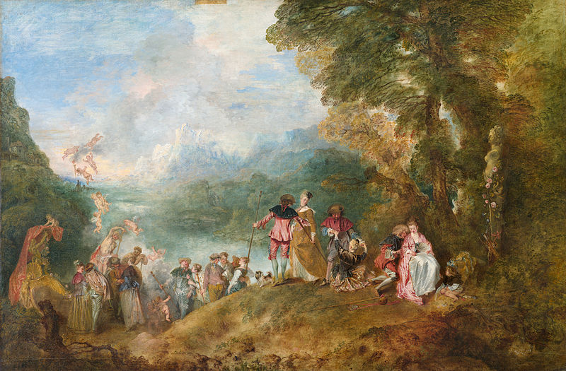 Watteau's L'embarquement pour Cythere