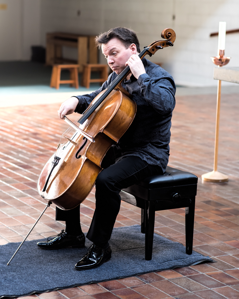 Richard Harwood playing Reger in Malling Abbey