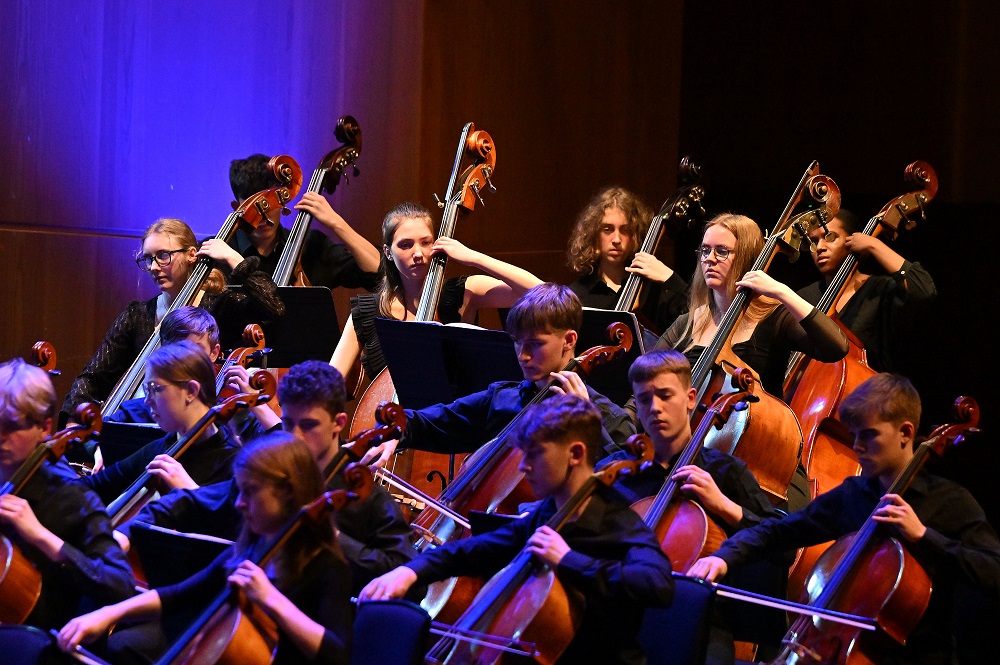 Players of the NYO in the Barbican