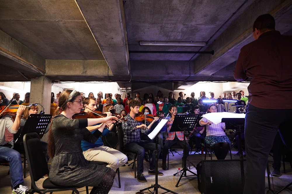 Peckham oratorio scene