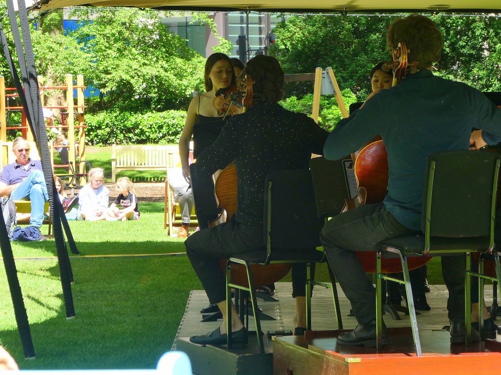 Beaten Track concert in Portman Square