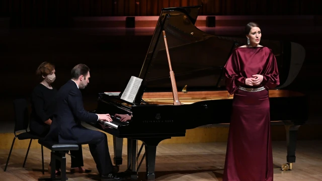 Leif Ove Andsnes and Lise Davidsen at the Barbican