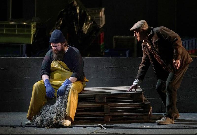 Allan Clayton and Christopher Purves in Peter Grimes
