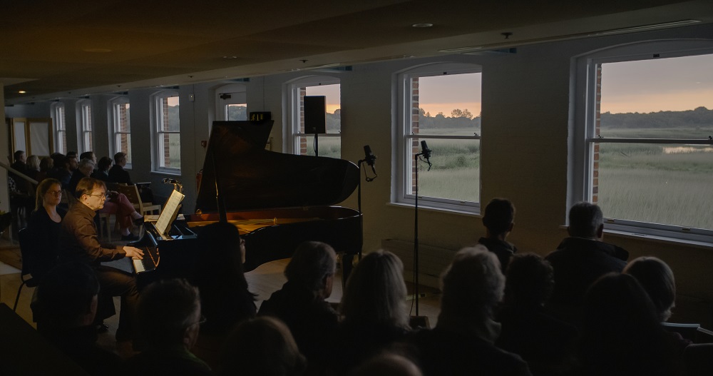 Aimard at the Oyster Bar, Snape Maltings, 4.30am