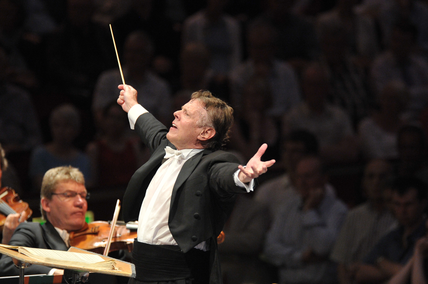 Mariss Jansons at the Proms pictured by Chris Christodoulou