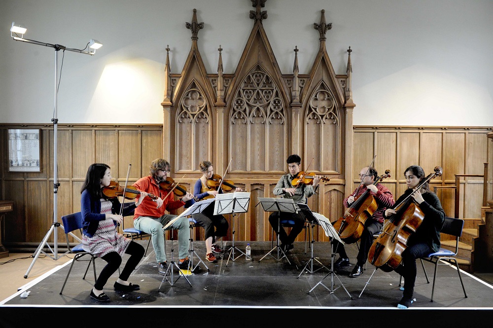 Dvorak Sextet rehearsal