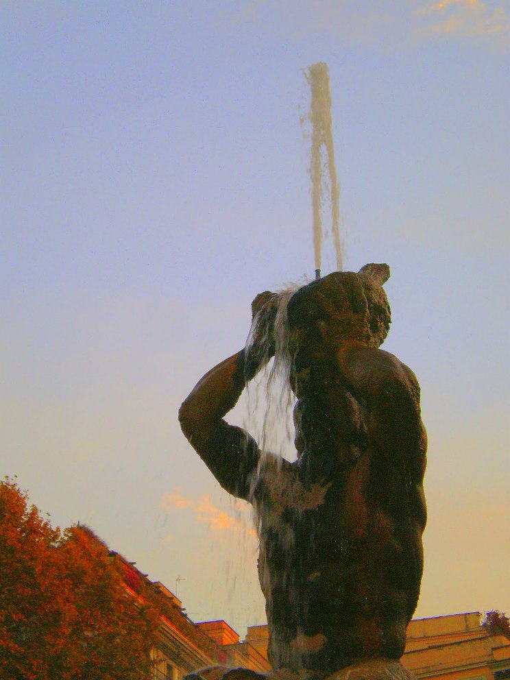 Triton Fountain by David Nice