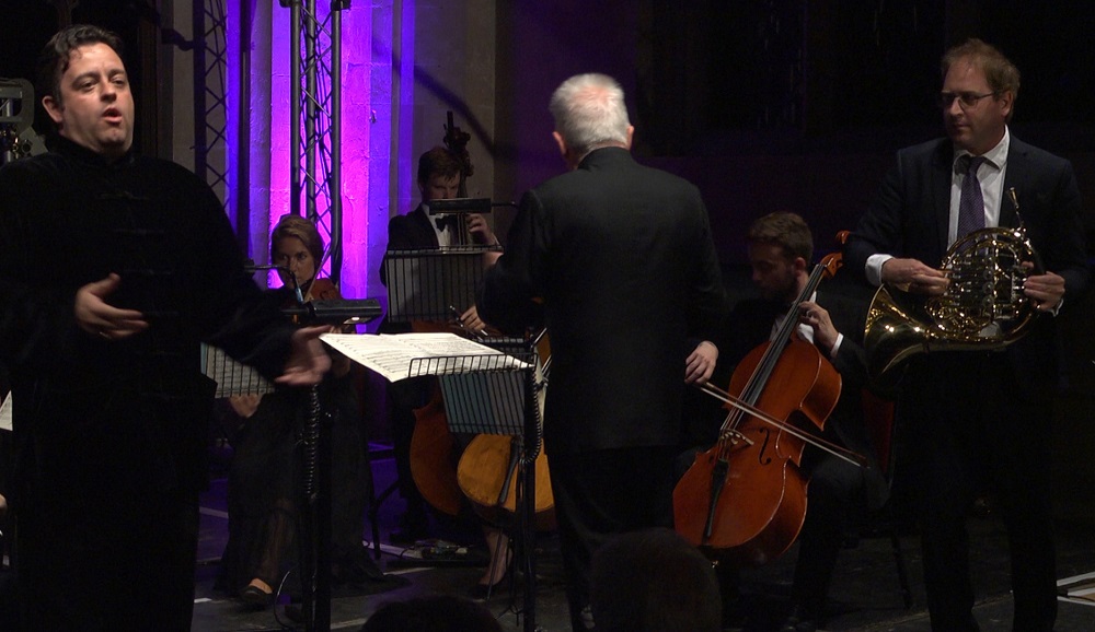Ben Johnson, Martin Owen and David Parry conducting the Southrepps Sinfonia