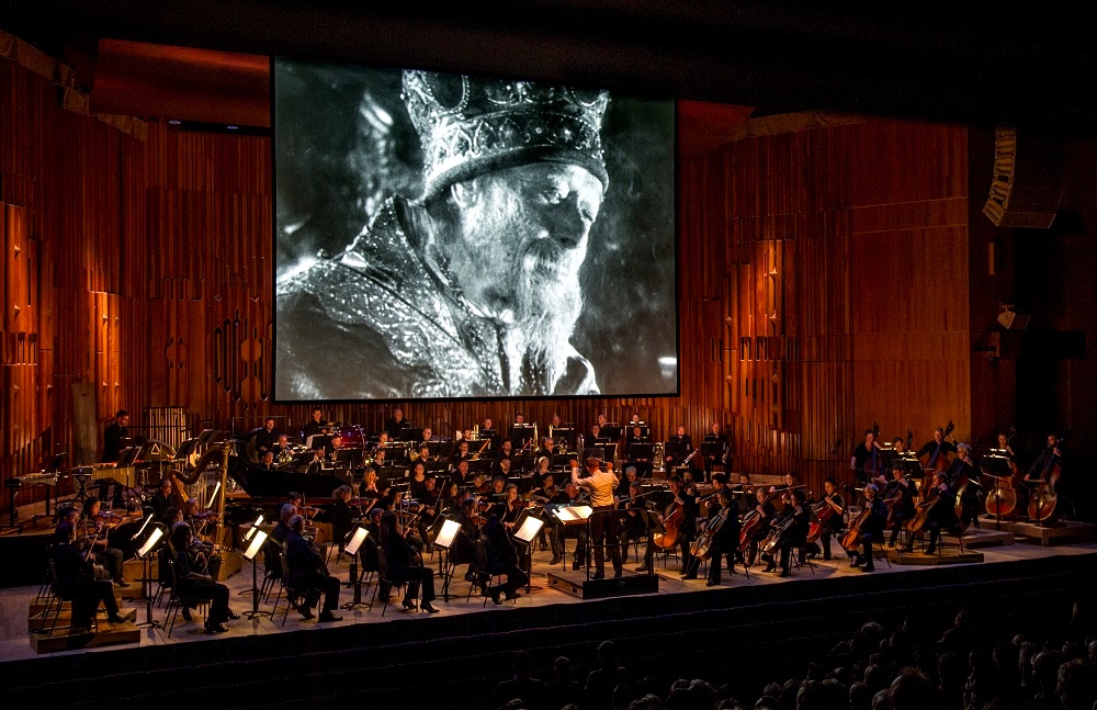 Scene from Barbican rehearsal of October