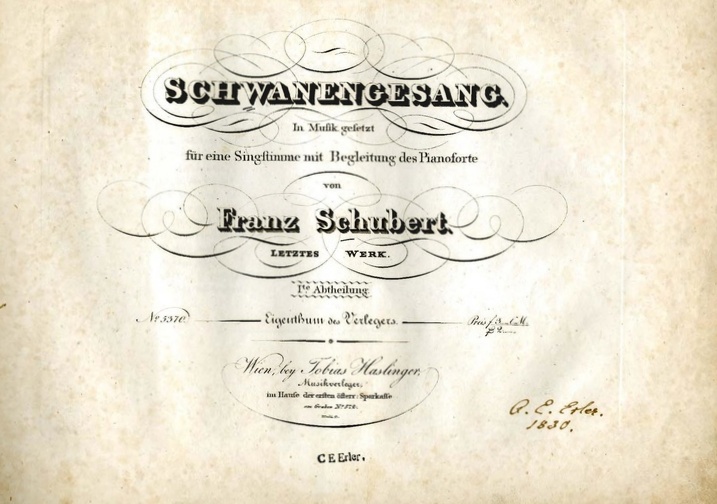 Schubert Schwanengesang