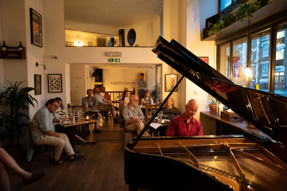 Charles Owen at the Fidelio Orchestra Cafe