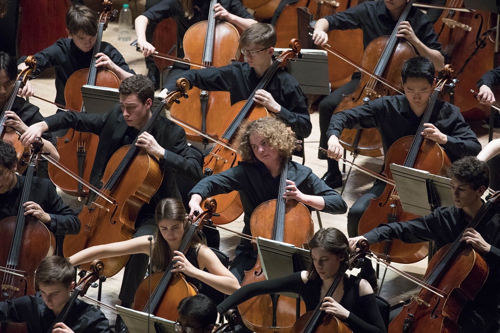 Cellists of the National Youth Orchestra