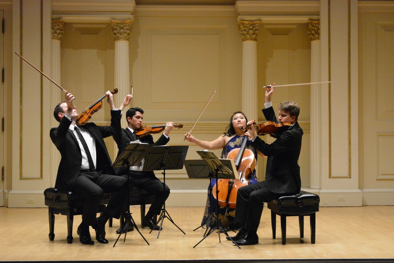 Calidore String Quartet in concert