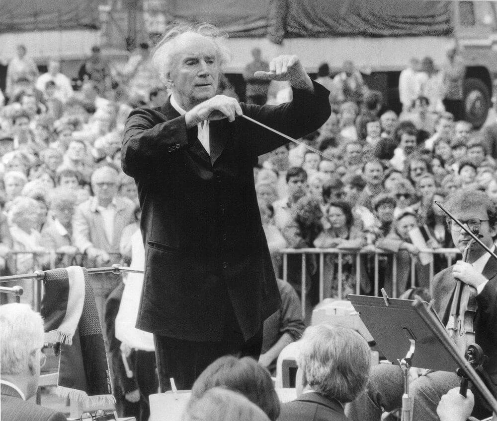 Rafael Kubelik in Prague, 1990