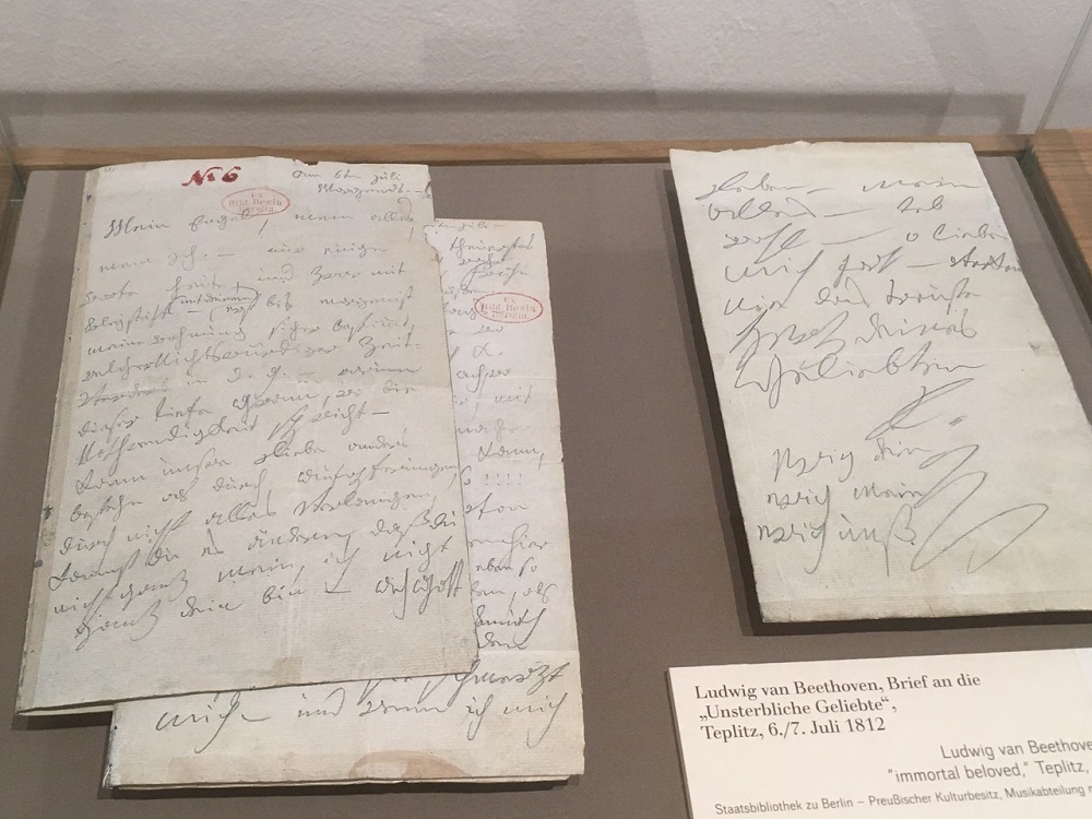 Beethoven's letter to his "immortal beloved"